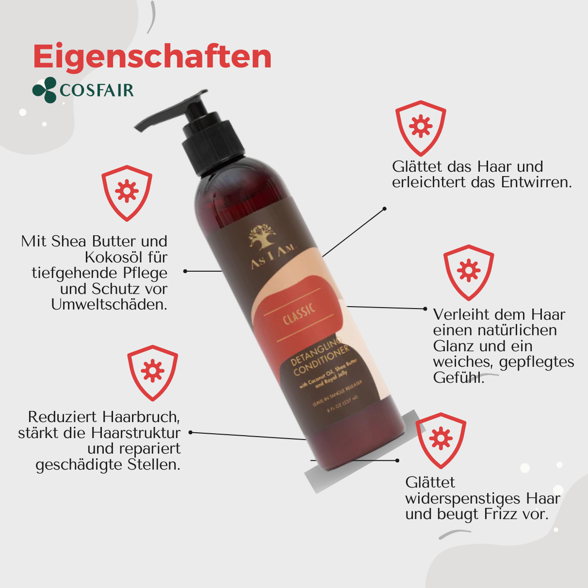 As I Am Classic Detangling Conditioner 237ml_Eigenschaften