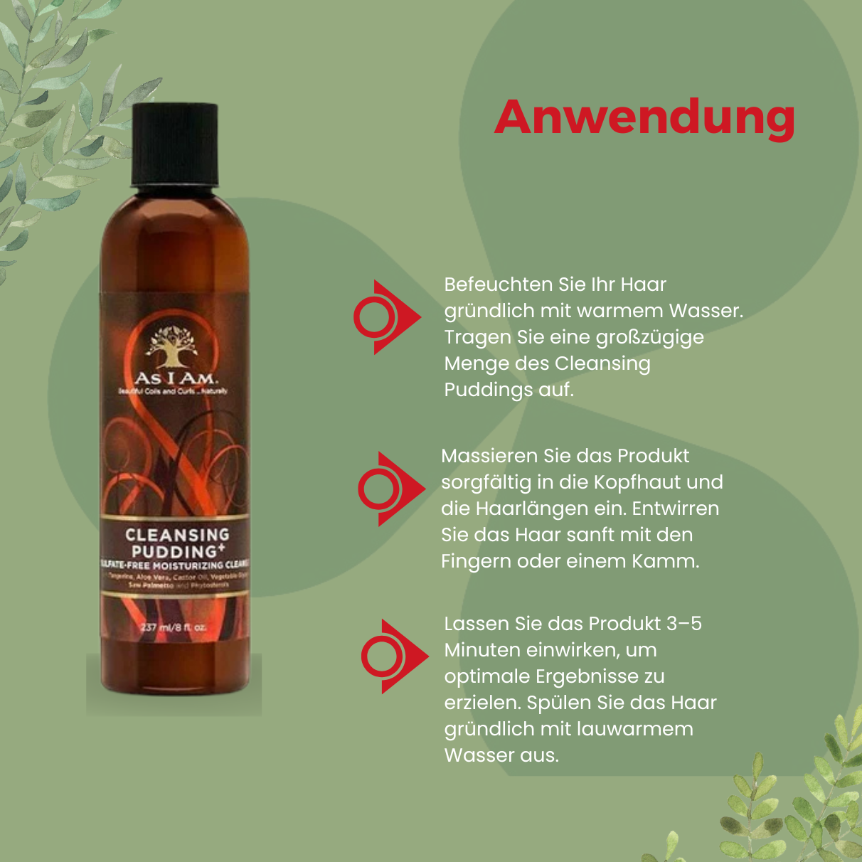 As I Am Cleansing Pudding 237ml_Anwendung