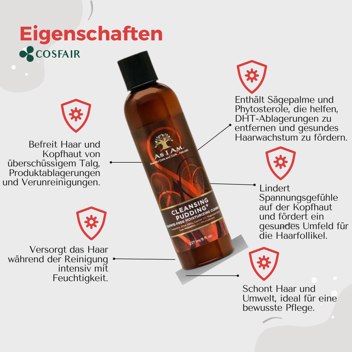 As I Am Cleansing Pudding 237ml_Eigenschaften