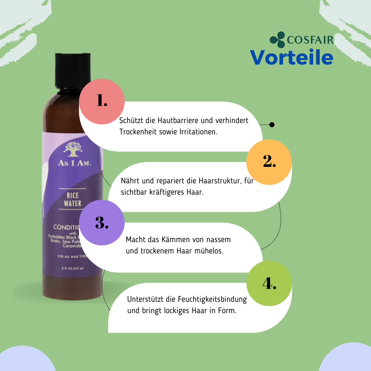 As I Am Rice Water Conditioner 237ml_Vorteile