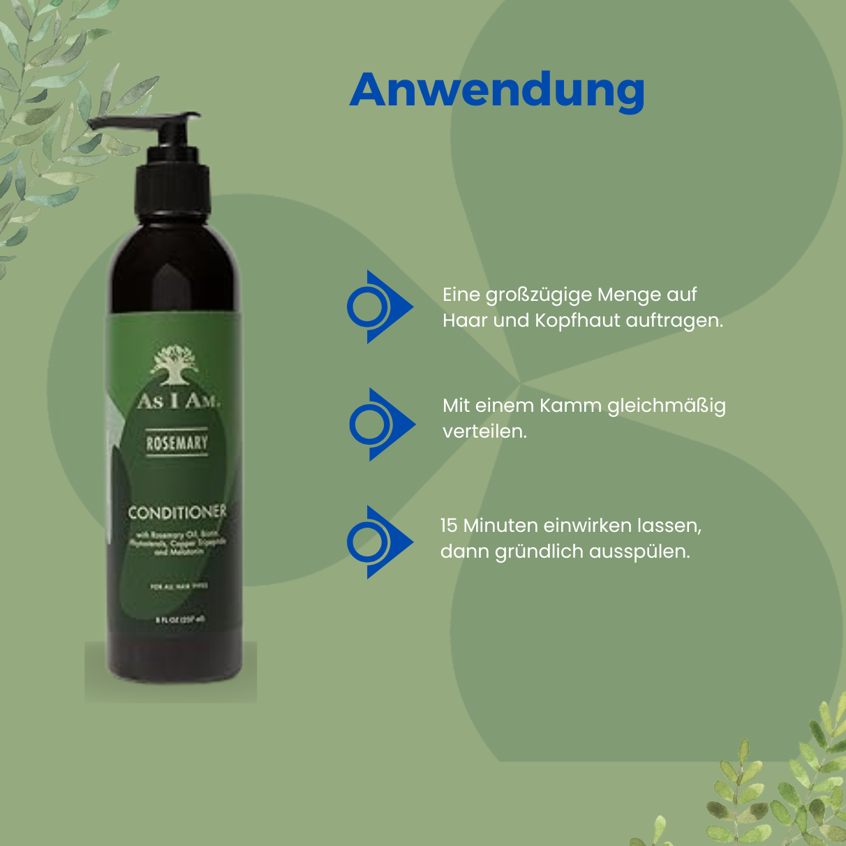 As I Am Rosemary Conditioner 237ml_Anwendung
