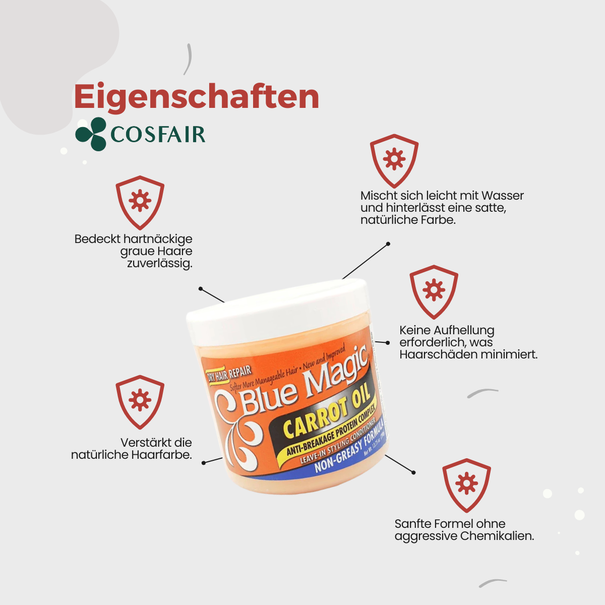 Blue Magic Carrot Oil Anti Breakage Leave-in Conditioner 340g_Eigenschaften