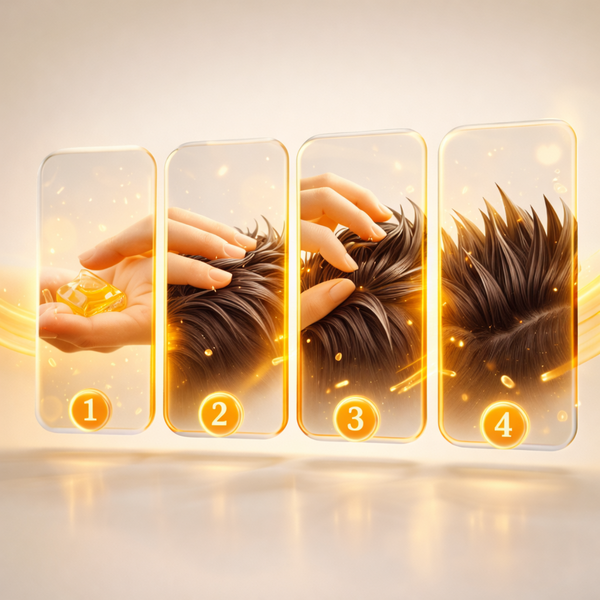 Schritt für Schritt Anwendung von Haargel für perfektes Styling mit starkem Halt und flexibler Kontrolle