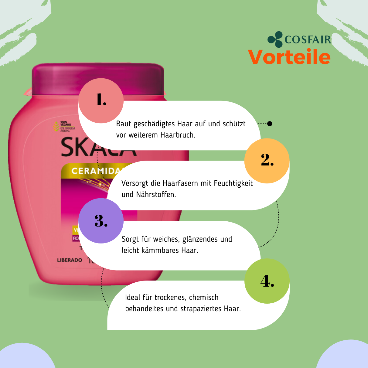 SKALA Brasil Ceramidas 2 in 1 Hair Cream 1000g_Vorteile
