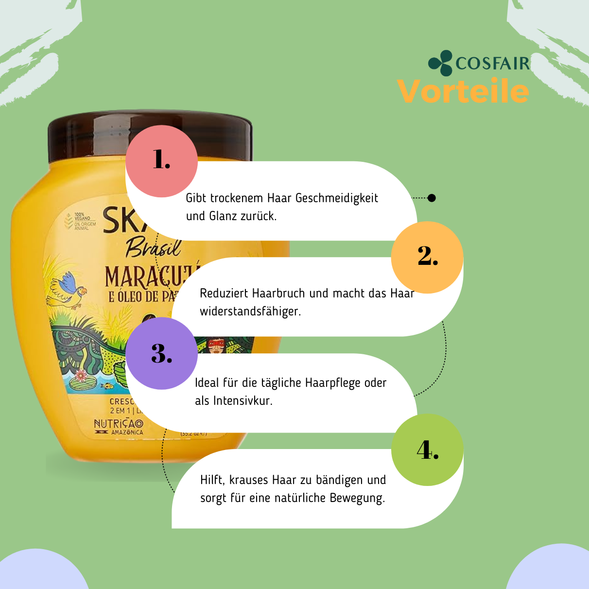 SKALA Brasil Maracujá e Óleo de Patauá 2 in 1 Co-Wash 1000g_Vorteile