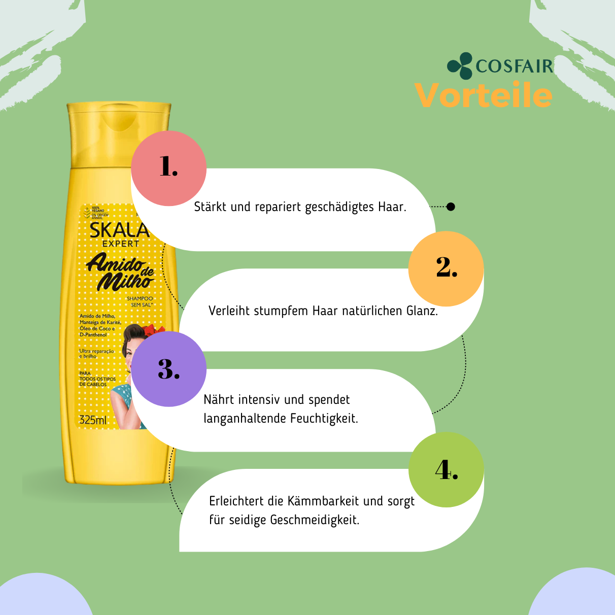 SKALA Expert Amido de Milho Shampoo 325ml_Vorteile