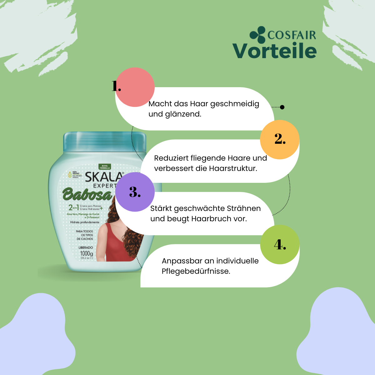 SKALA Expert Babosa 2 in 1 Hair Cream 1000g_Vorteile
