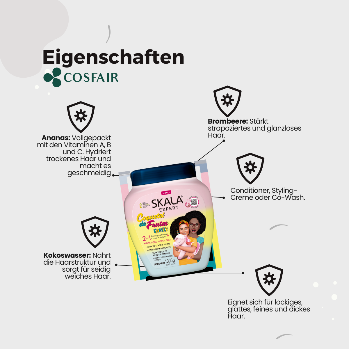 SKALA Expert Coquetel de Frutas Family Hair Cream 1000g_Eigenschaften