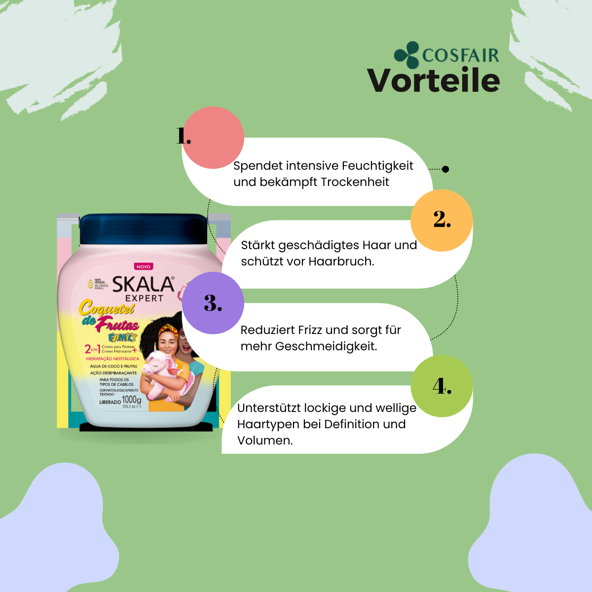 SKALA Expert Coquetel de Frutas Family Hair Cream 1000g_Vorteile