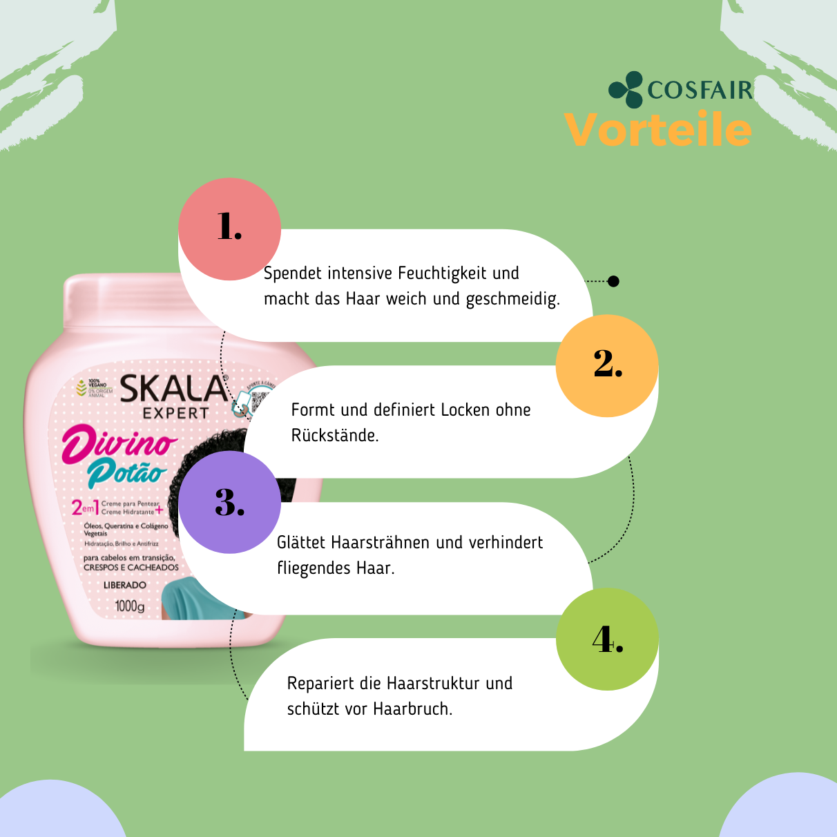 SKALA Expert Divino Potão 2 in 1 Hair Cream 1000g_Vorteile