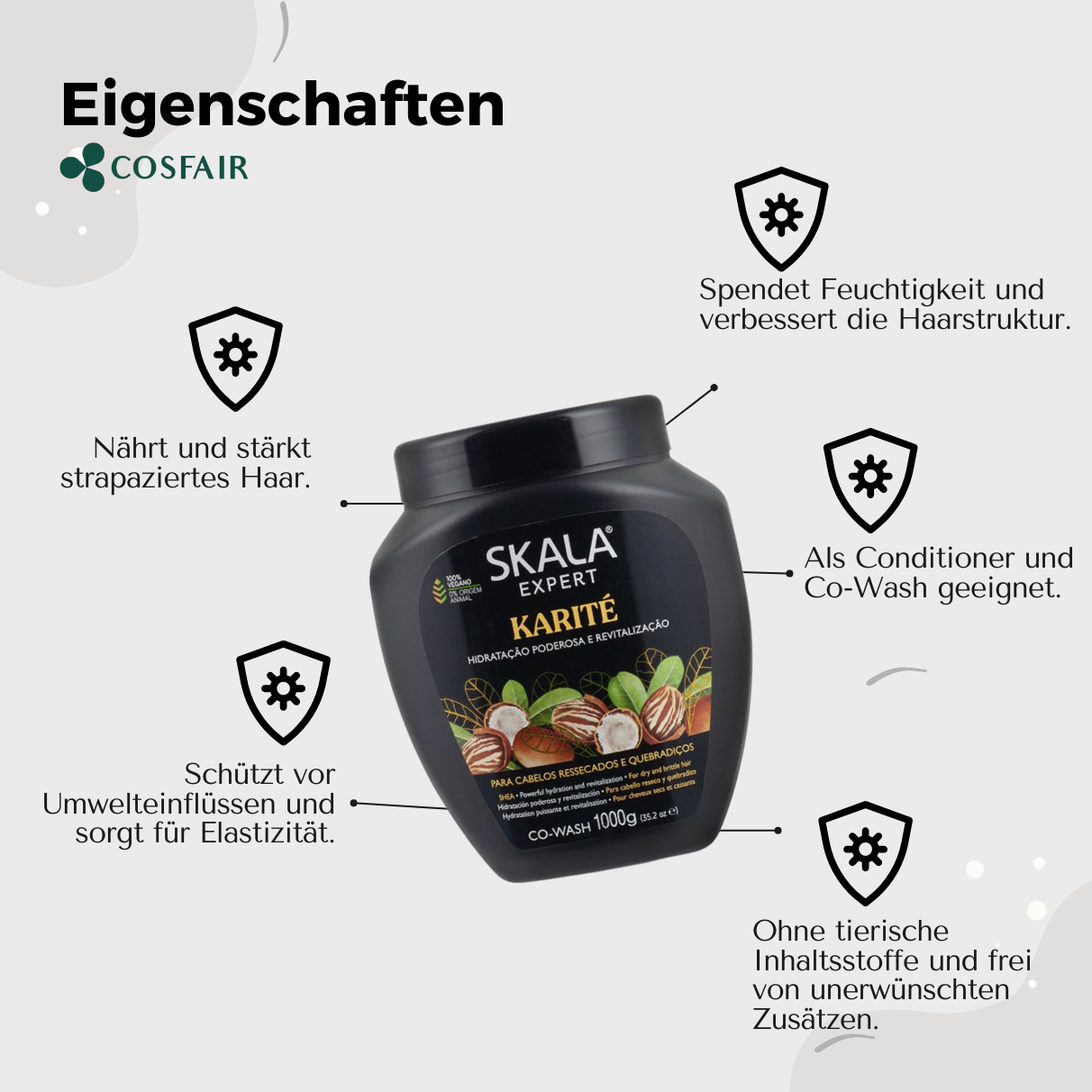SKALA Expert Manteiga de Karité 2 in 1 Co-Wash 1000g_Eigenschaften