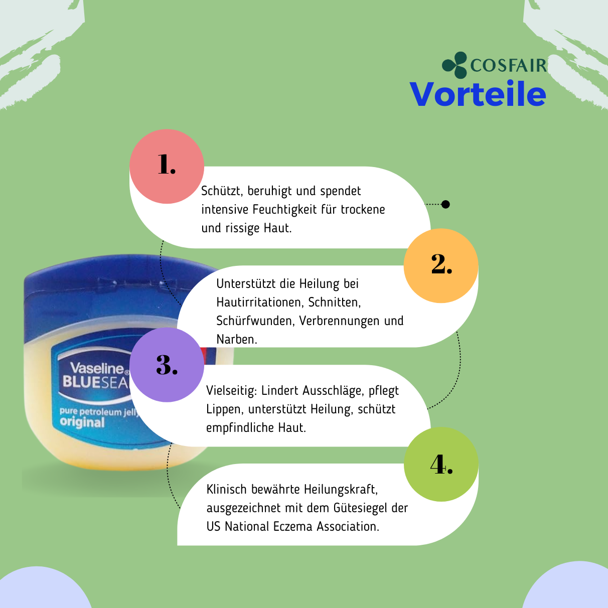 Vaseline Blue Seal Pure Petroleum Jelly Original 450ml