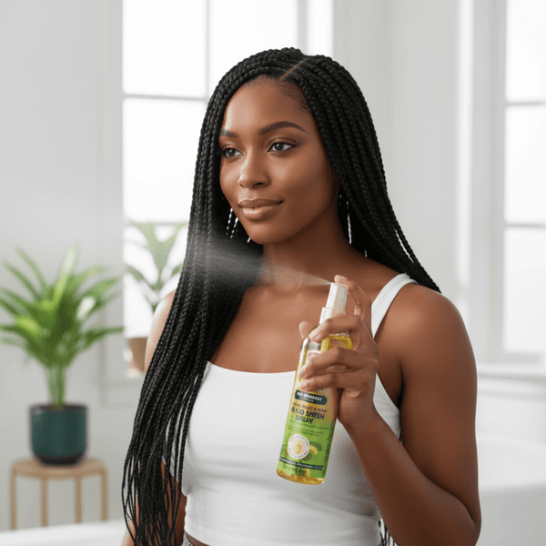 African Pride Olive Miracle Braid SHEEN Spray 355ml - CosFair GmbH