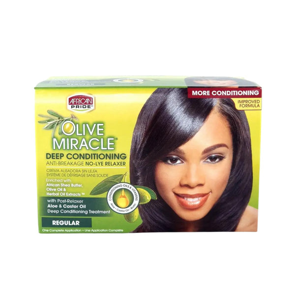 African Pride Olive Miracle Deep Conditioning Relaxer - REGULAR - CosFair GmbH