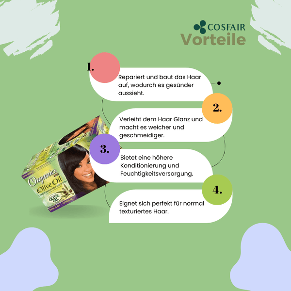 Africa’s Best Organics Olive Oil Conditioning Relaxer Regular - CosFair GmbH