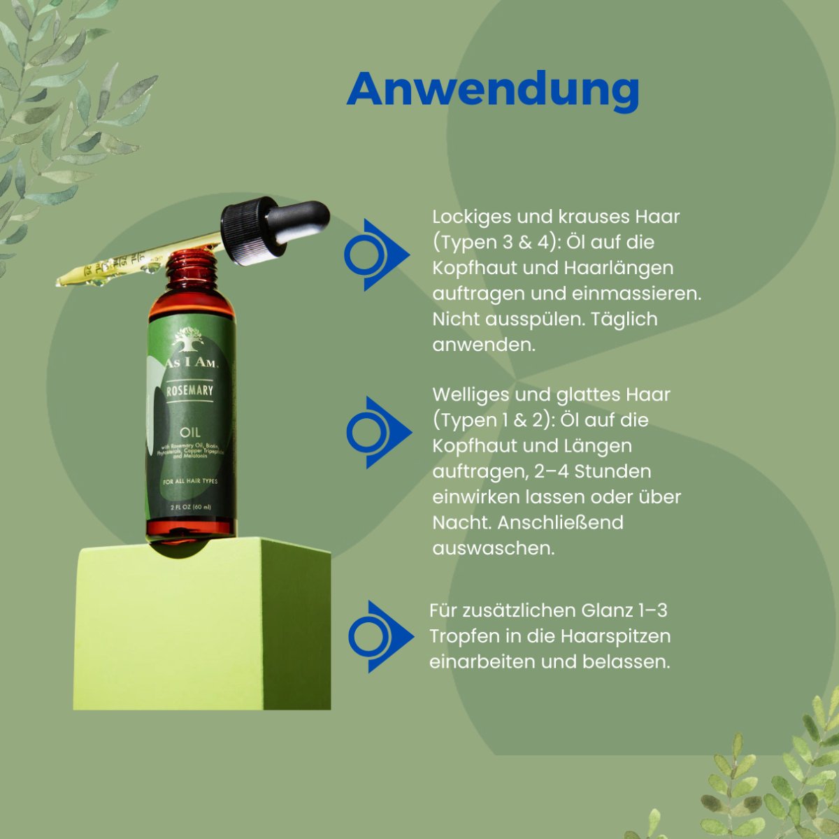 As I Am Rosemary Oil 60ml - CosFair GmbH