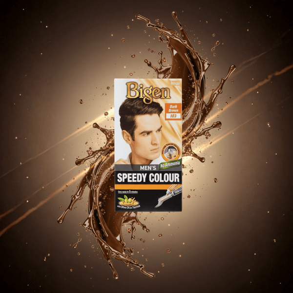 Bigen Men's Speedy Farbe 103 Dark Brown - CosFair GmbH