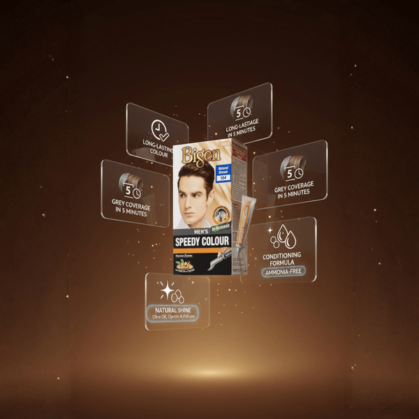 Bigen Men's Speedy Farbe 104 Natural Brown - CosFair GmbH