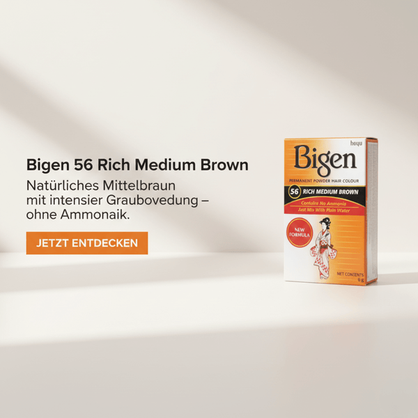 Bigen Permanent Powder Hair Colour 56 - Rich Medium Brown - CosFair GmbH