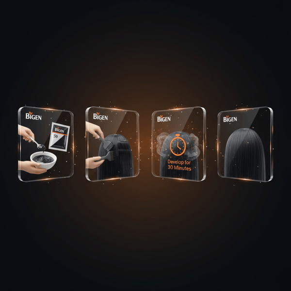 Bigen Permanent Powder Hair Colour 59 Oriental Black - CosFair GmbH