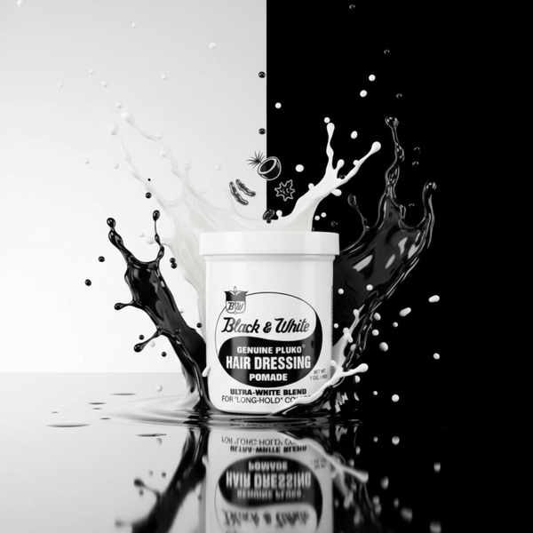 Black & White Genuine Pluko Hair Dressing Pomade 200g - CosFair GmbH