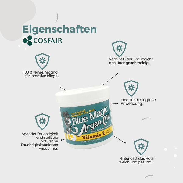 Blue Magic Argan Oil Vitamin - E Leave - in Conditioner 340g - CosFair GmbH