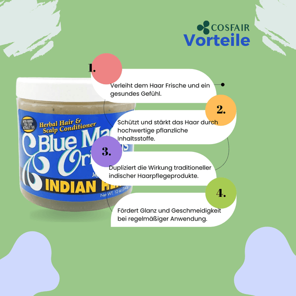 Blue Magic Originals Indian Hemp Scalp Conditioner 340g - CosFair GmbH