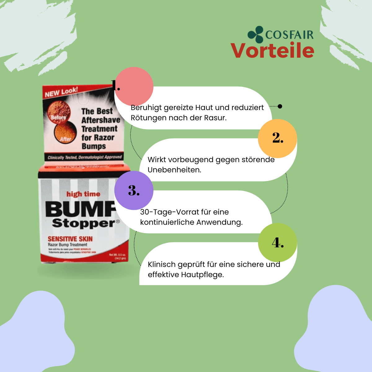 Bump Stopper Sensitive Skin 14g - CosFair GmbH