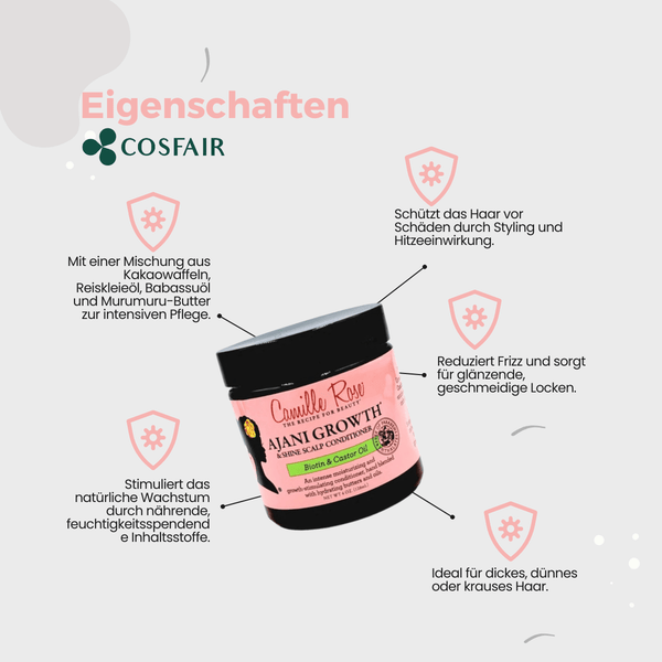 Camille Rose Ajani Growth Shine Scalp Conditioner 120ml - CosFair GmbH