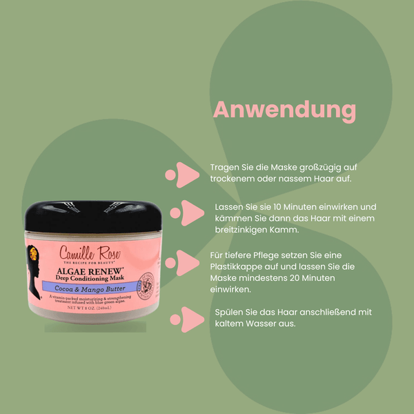 Camille Rose Algae Renew Deep Conditioning Mask 240ml - CosFair GmbH