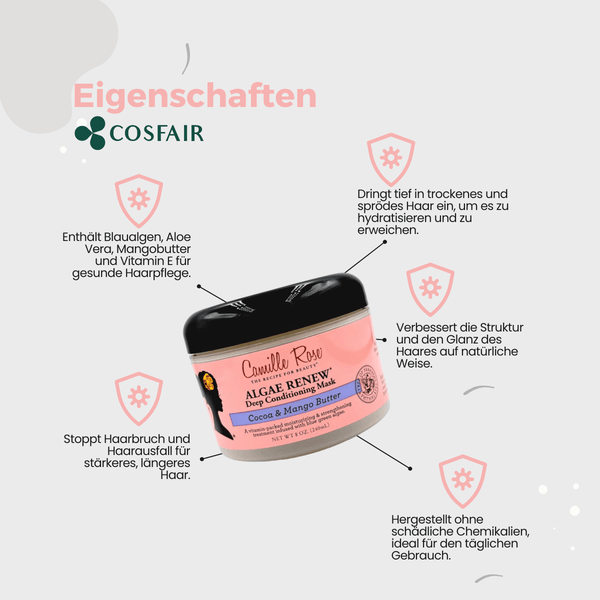 Camille Rose Algae Renew Deep Conditioning Mask 240ml - CosFair GmbH