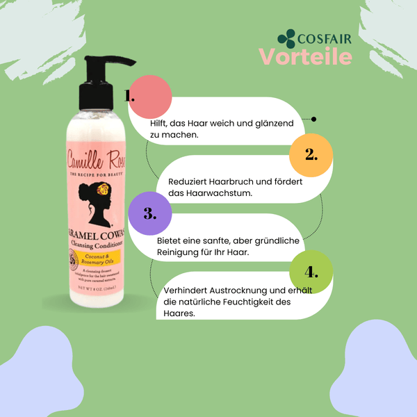 Camille Rose Caramel Co - wash Cleansing Conditioner 240ml - CosFair GmbH