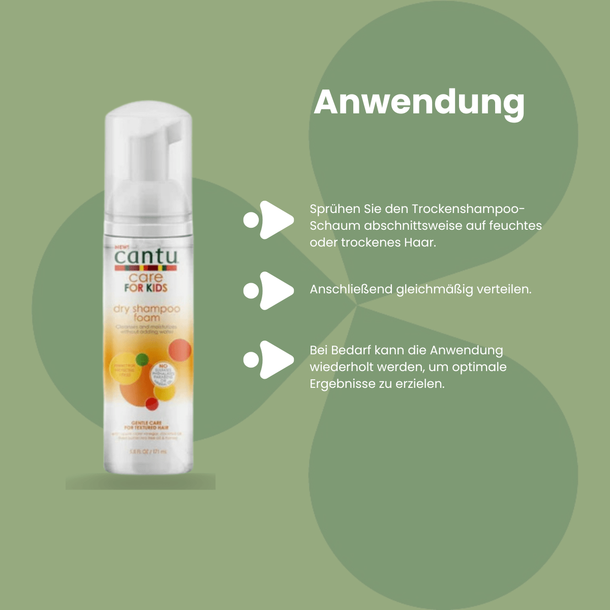 Cantu Care for Kids Dry Shampoo Foam 171ml - CosFair GmbH