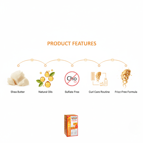 Cantu Shea Butter Curl Care Starter KIT - CosFair GmbH