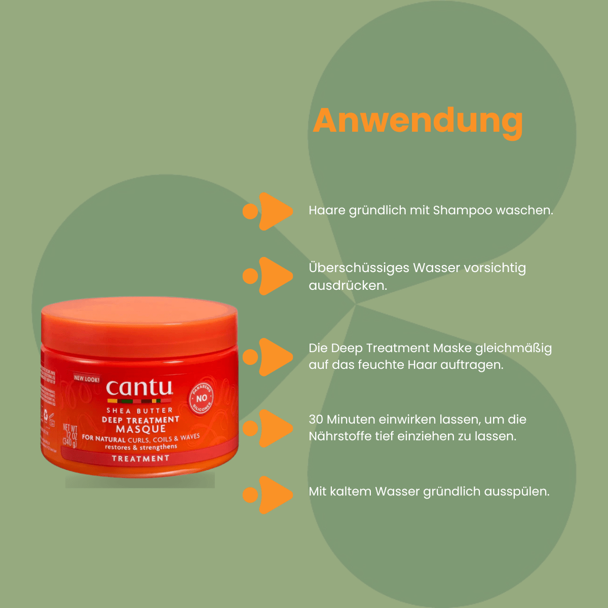 Cantu Shea Butter Deep Treatment Masque 340g - CosFair GmbH