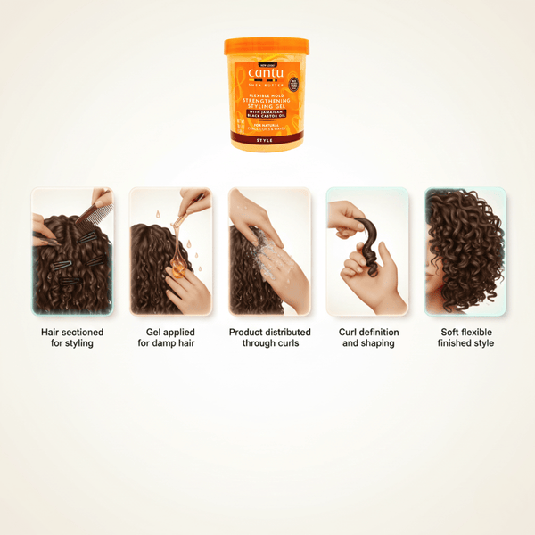 Cantu Shea Butter Flexibel Hold Strengthening Gel 524g - CosFair GmbH