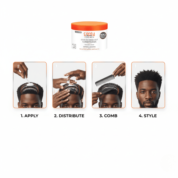 Cantu Shea Butter Men’s Collection Leave - in Conditioner 370g - CosFair GmbH