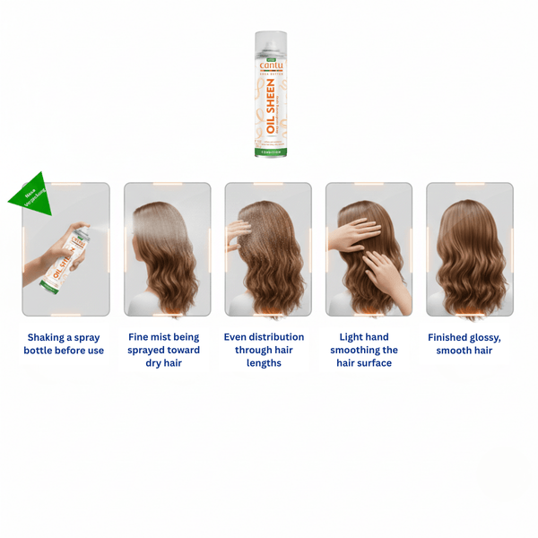 Cantu Shea Butter Oil Sheen Deep Conditioning Spray 382ml - CosFair GmbH
