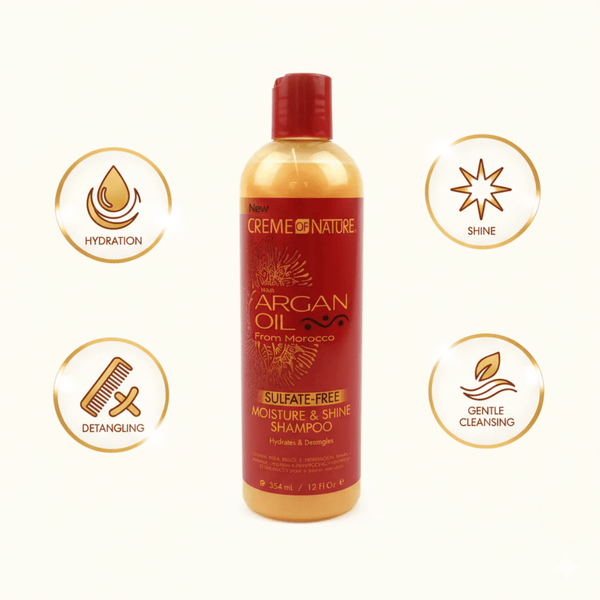 Creme of Nature Argan Oil Sulfate Free Moisture & Shine Shampoo 591 ml - CosFair GmbH