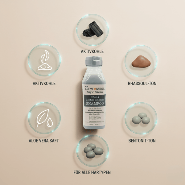 Creme of Nature Clay & Charcoal Replenish Shampoo 355ml - CosFair GmbH