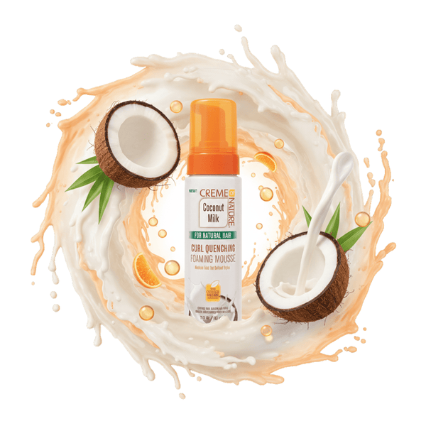 Creme of Nature Coconut Milk Curl Quenching Foaming Mousse 207ml - CosFair GmbH