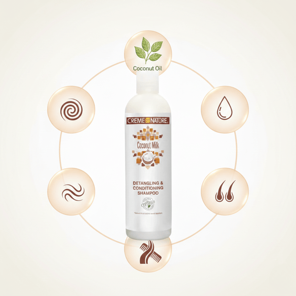 Creme of Nature Coconut Milk Detangling Conditioning Shampoo 354ml - CosFair GmbH
