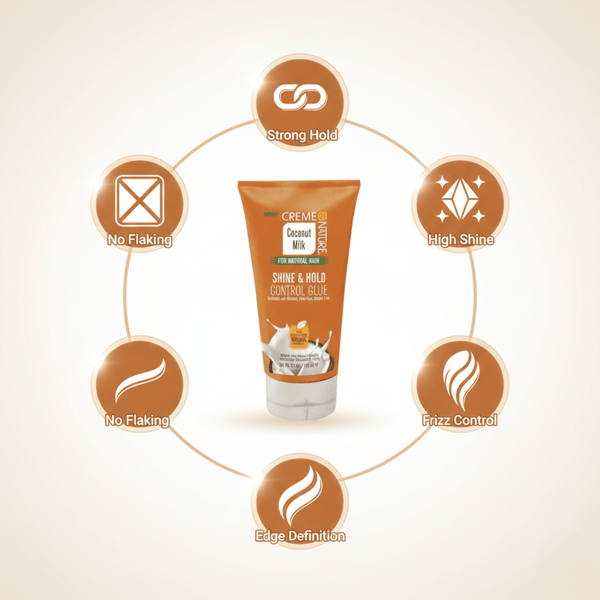 Creme of Nature Coconut Milk Shine & Hold Control Glue 150ml - CosFair GmbH