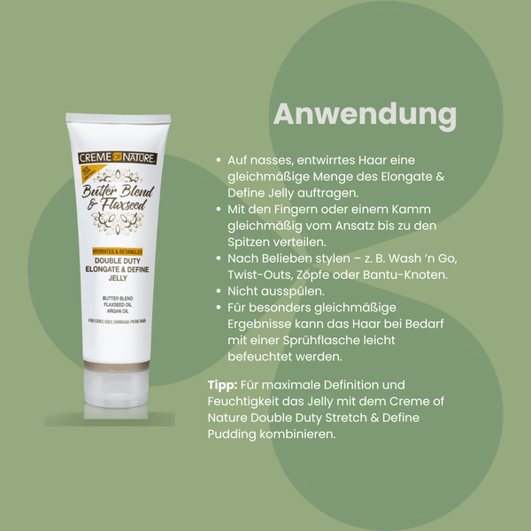 Creme of Nature Double Duty Elongate & Define Jelly 248ml - CosFair GmbH