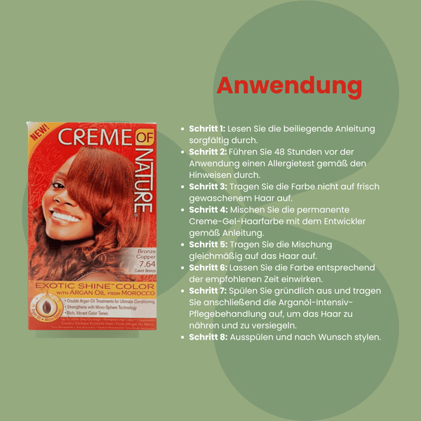 Creme Of Nature Exotic Shine Color Bronze Copper 7.64 - CosFair GmbH