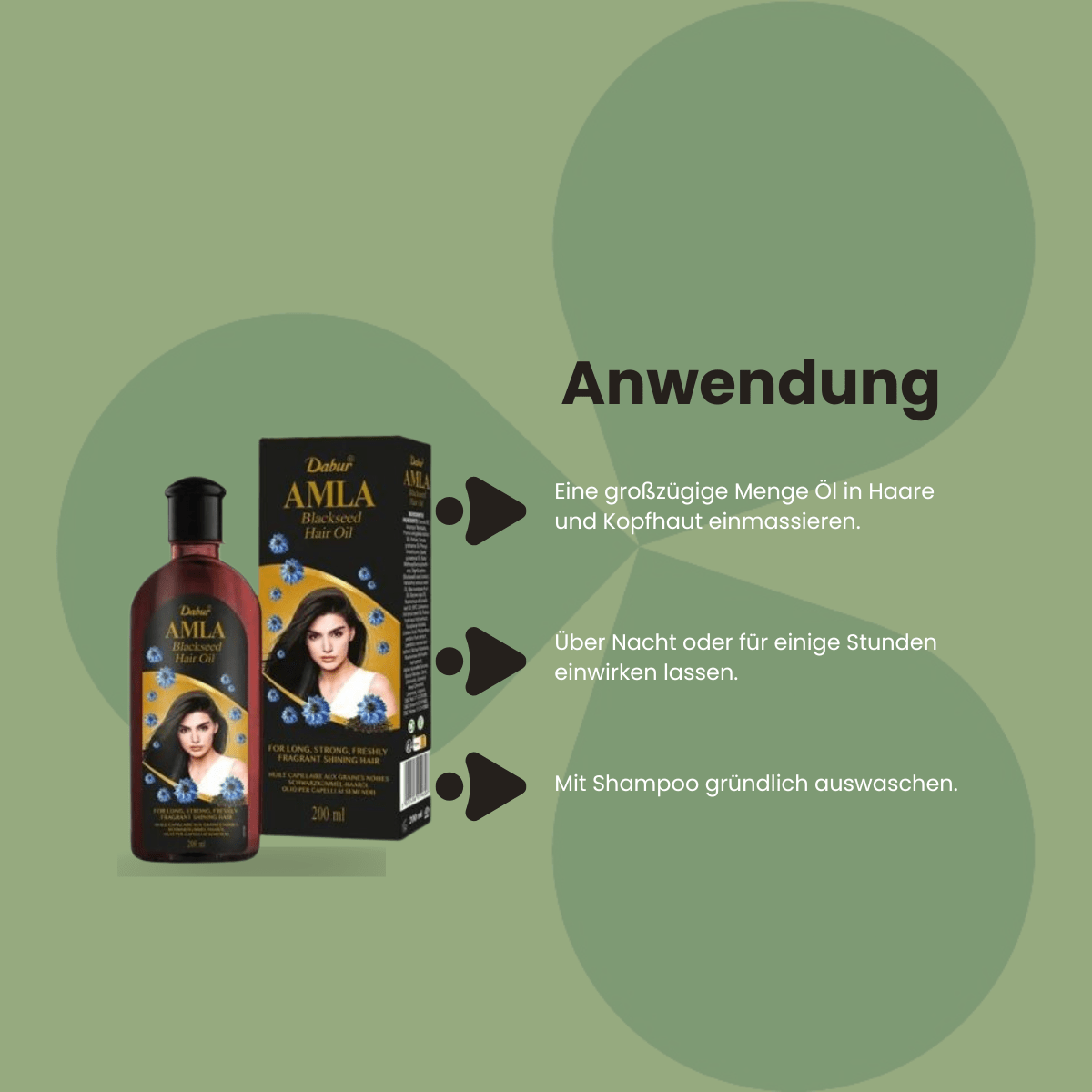 Dabur Amla Blackseed Hair Oil 200ml - CosFair GmbH