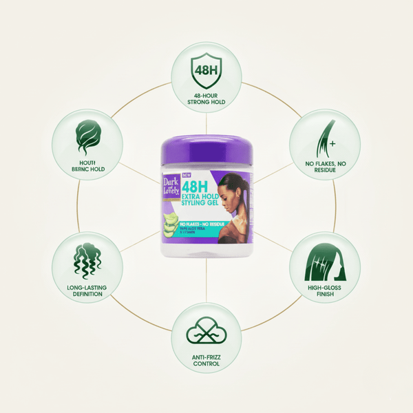 Dark & Lovely 48H Extra Hold Styling Gel 450ml - CosFair GmbH