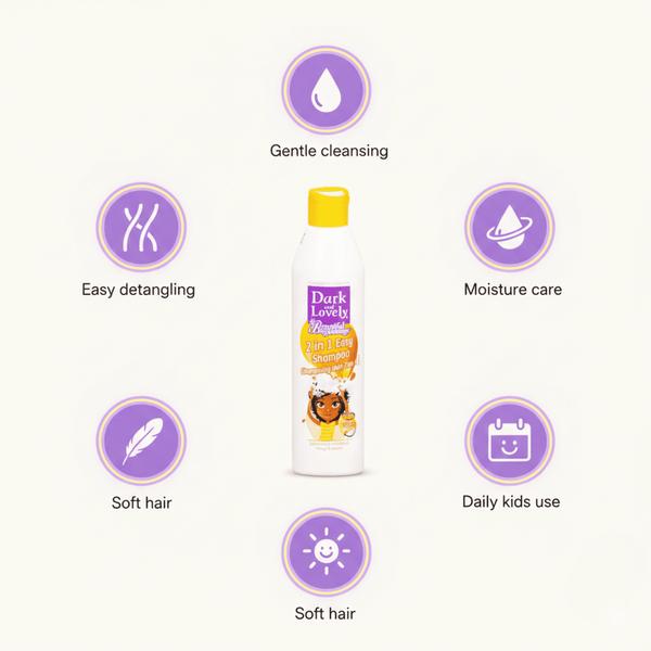 Dark & Lovely Beginnings 2in1 Easy Shampoo 250ml - CosFair GmbH