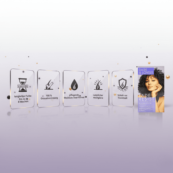 Dark & Lovely Fade Resist Hair Color 372 Natural Black - CosFair GmbH