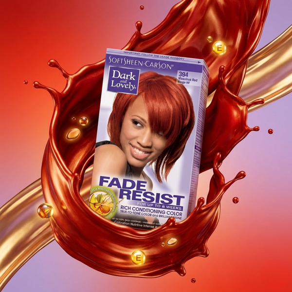 Dark & Lovely Fade Resist Hair Color 394 Vivacious Red - CosFair GmbH